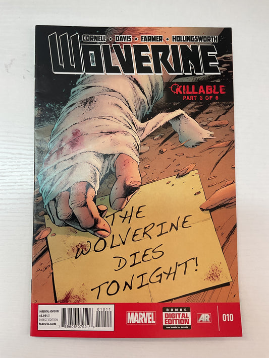 Wolverine #10 2013 Marvel Comics