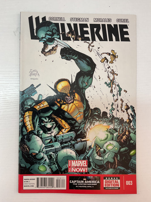 Wolverine #3 2014 Marvel Comics