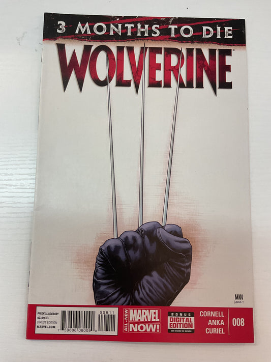 Wolverine #8 2014 Marvel Comics