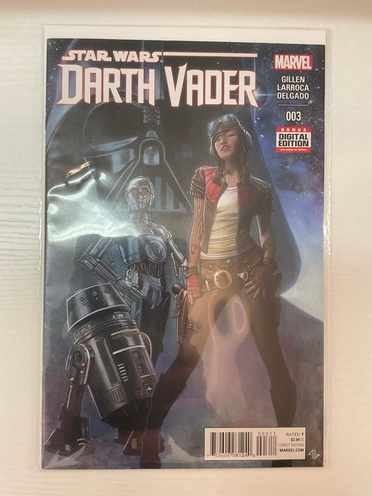 Star Wars Darth Vader #3 2015 Marvel Comics 1st Appearance Of Doctor Aphra