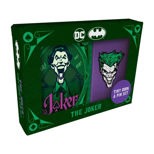 DC Comics Joker Tiny Book and Pin