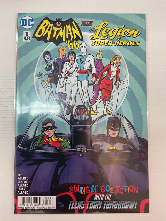 Batman 66 Meets The Legion Of Super-Heroes #1 2017 DC Comics