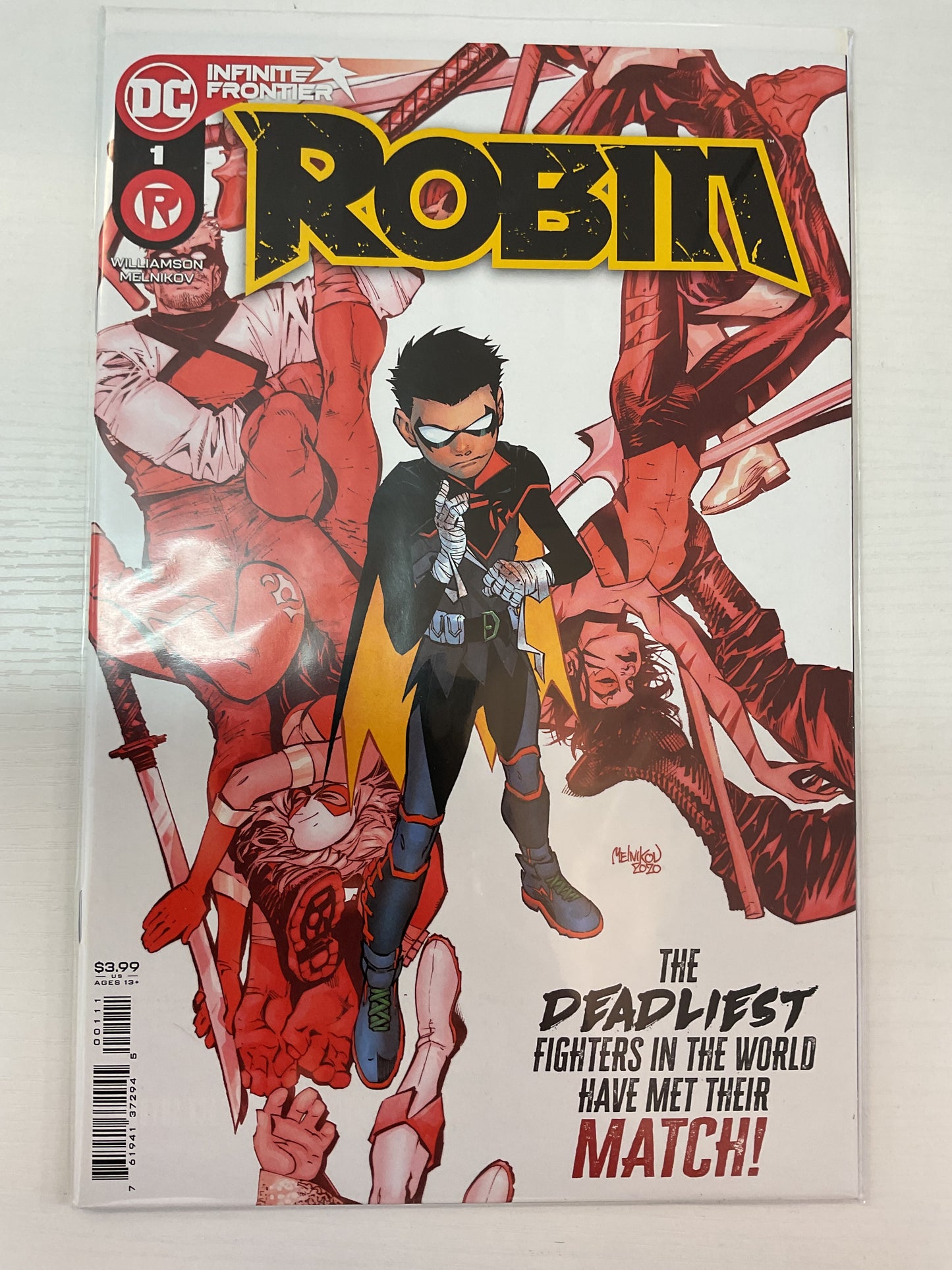 Robin #1 2021 DC Comics 1st Appearance Of Flatline