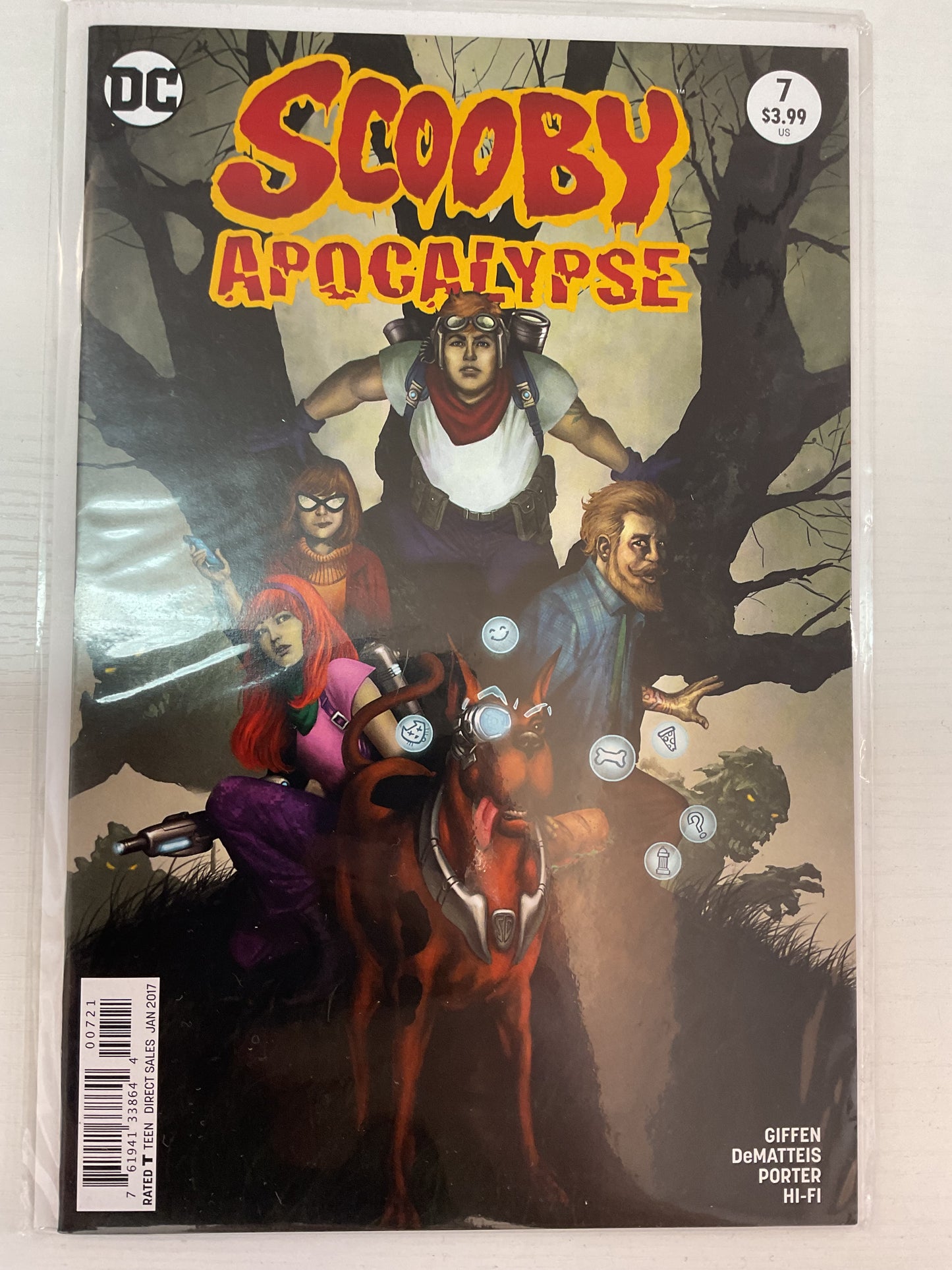 Scooby Apocalypse #7 2017 DC Comics Epting Variant