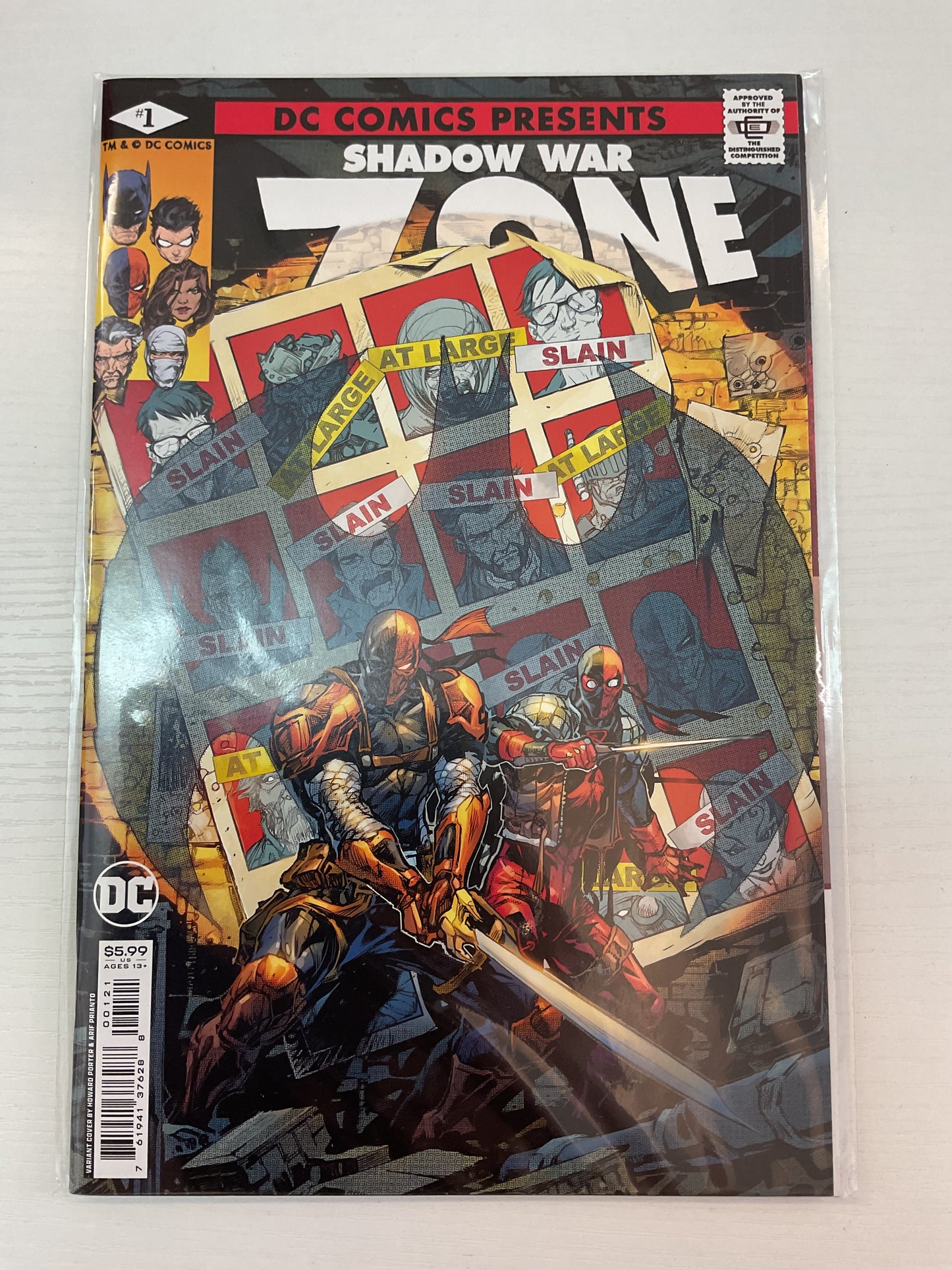 Shadow War Zone #1 2022 DC Comics Porter Variant