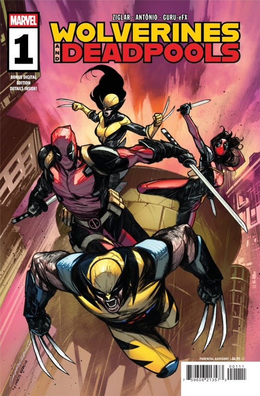 Wolverines And Deadpool #1 2025 Marvel Comics