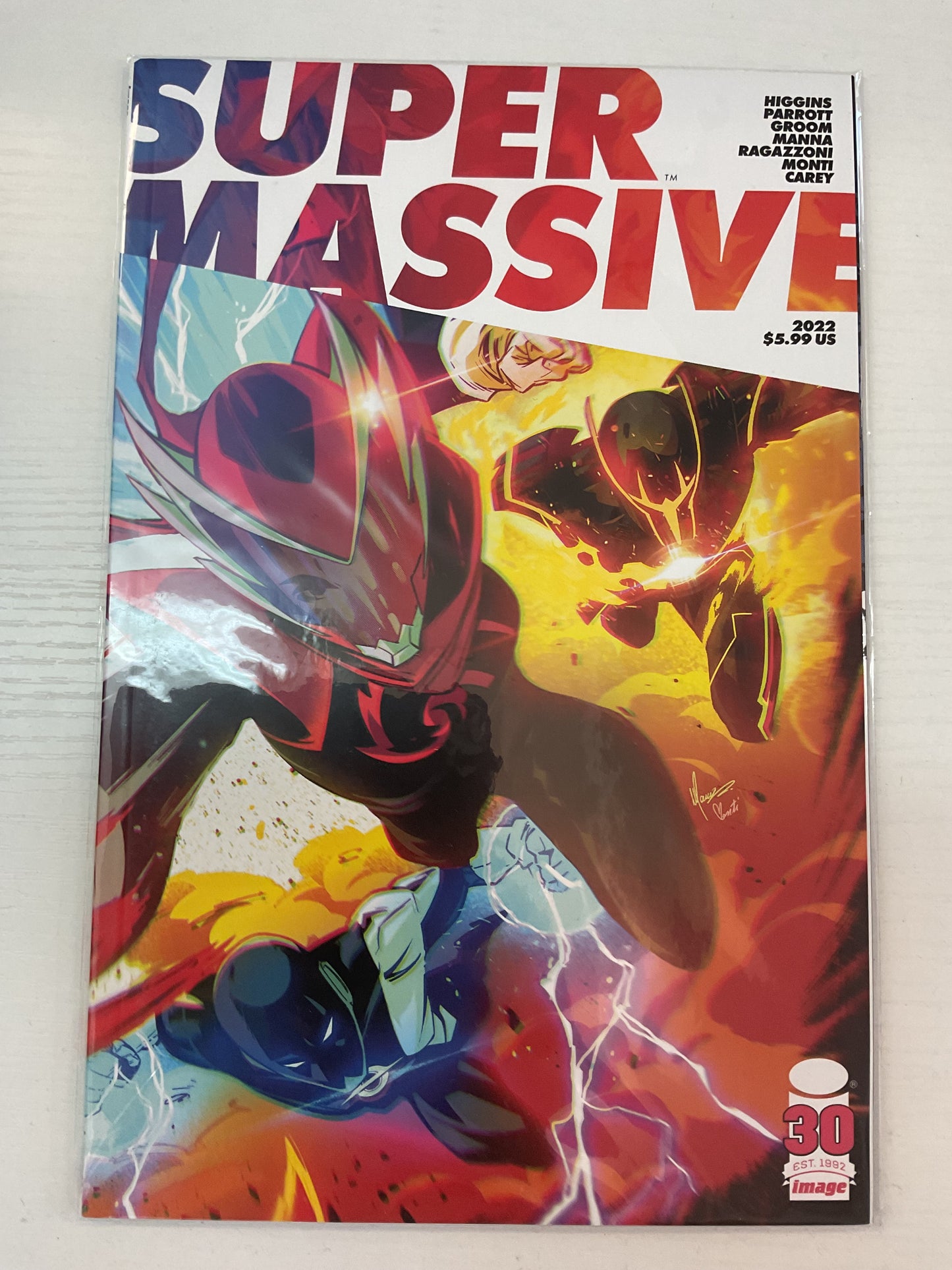 Supermassive #1 2022 Image Comics 1st Appearance of Rogue Sun and Inferno Girl Red