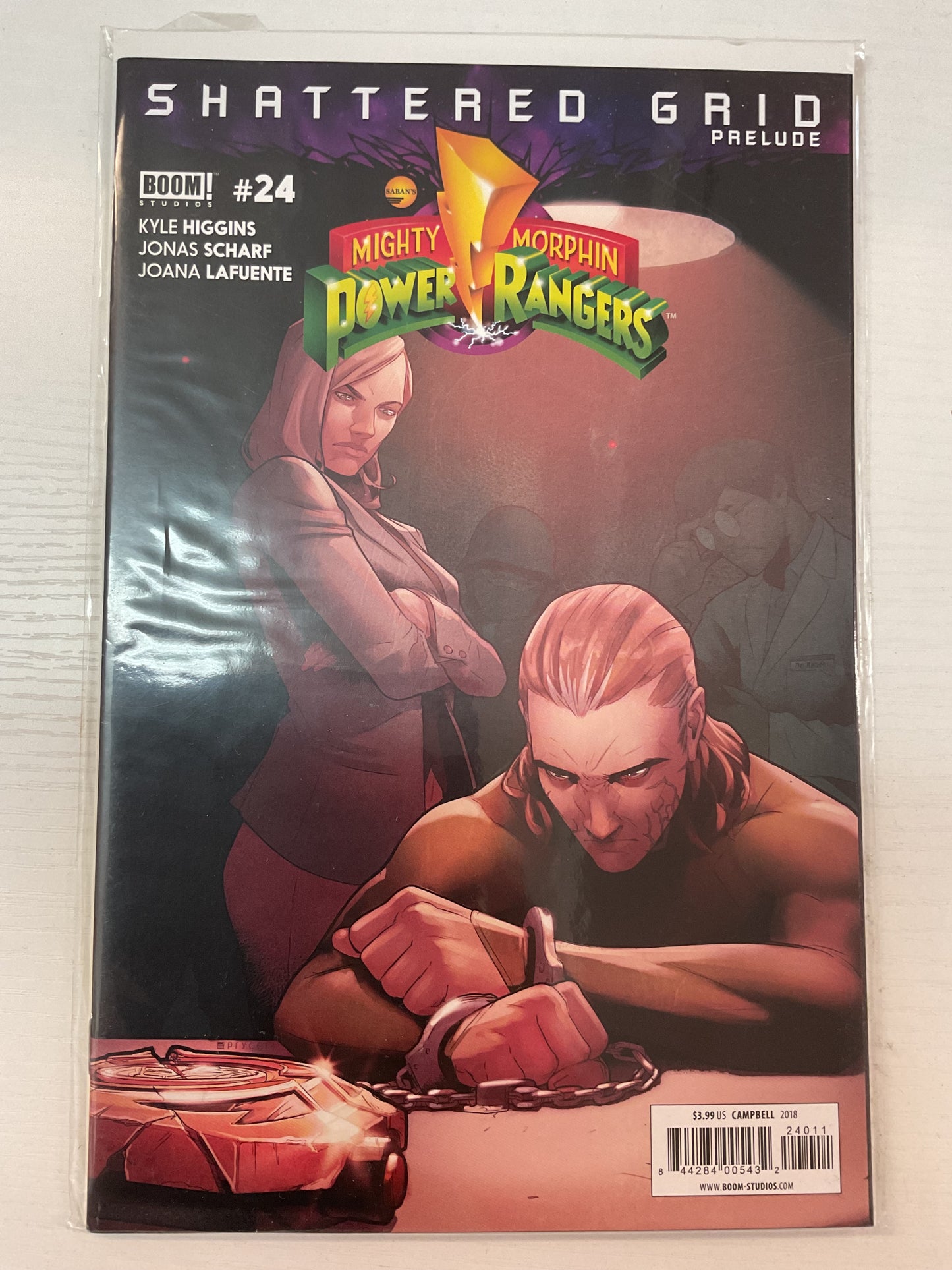 Mighty Morphin Power Rangers #24 2018 Boom Studios Shattered Grid Prelude