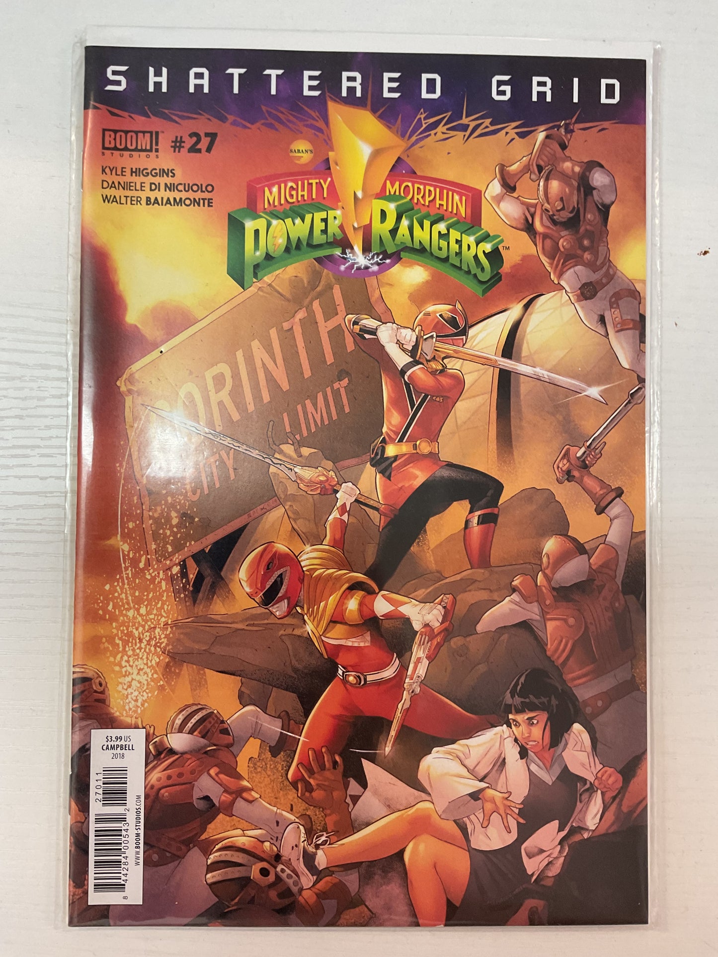 Mighty Morphin Power Rangers #27 2018 Boom Studios