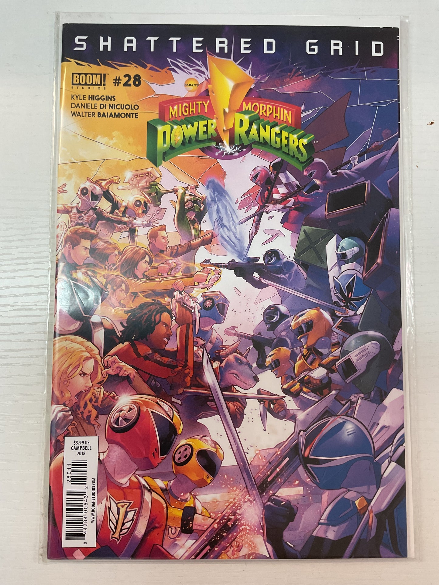Mighty Morphin Power Rangers #28 2018 Boom Studios