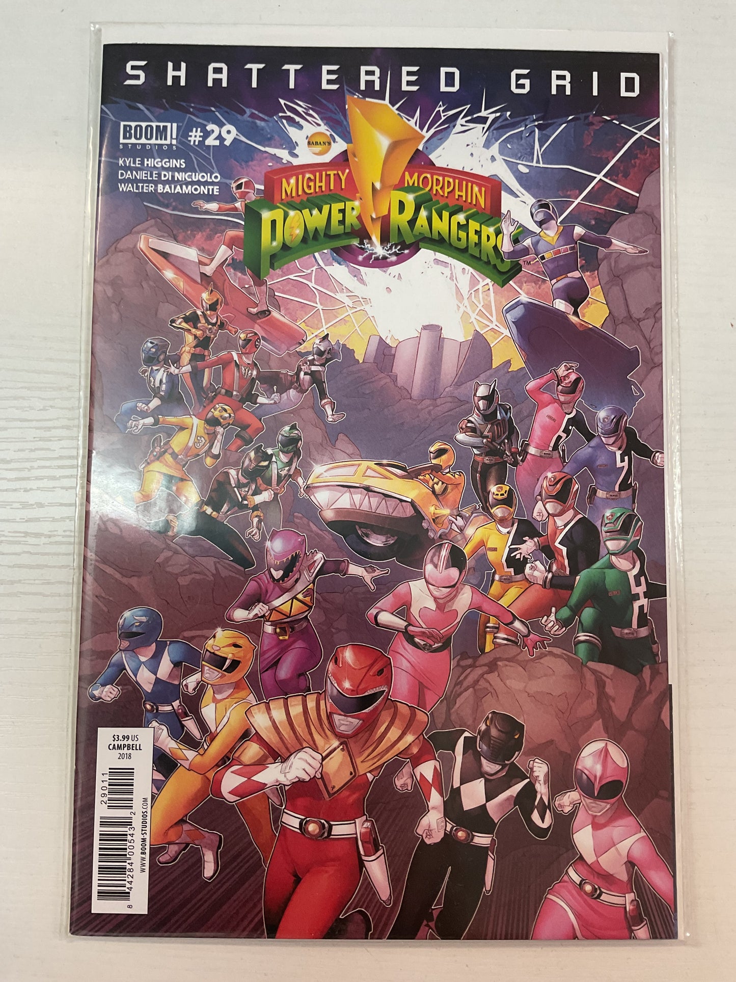 Mighty Morphin Power Rangers #29 2018 Boom Studios