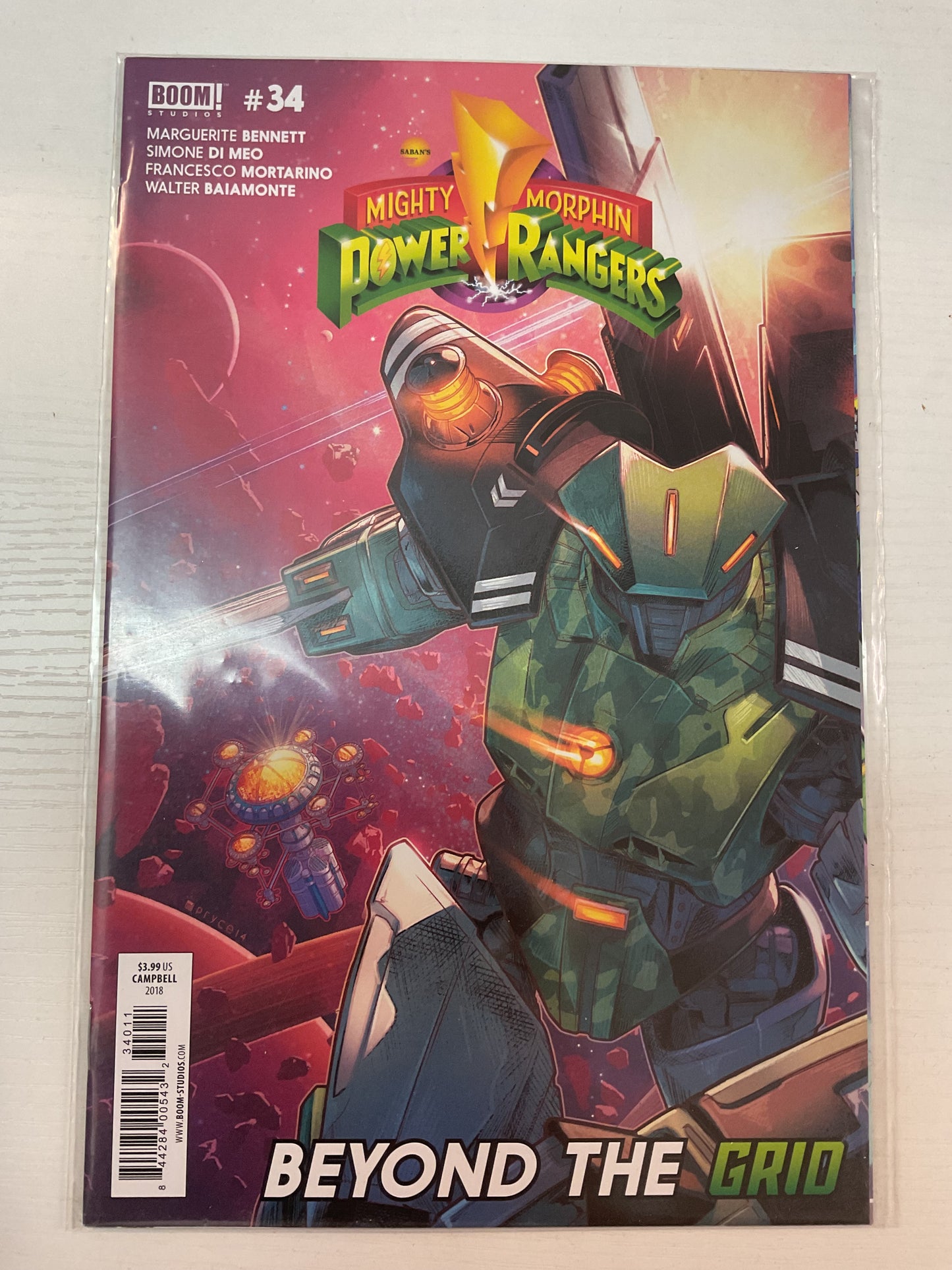 Mighty Morphin Power Rangers #34 2018 Boom Studios