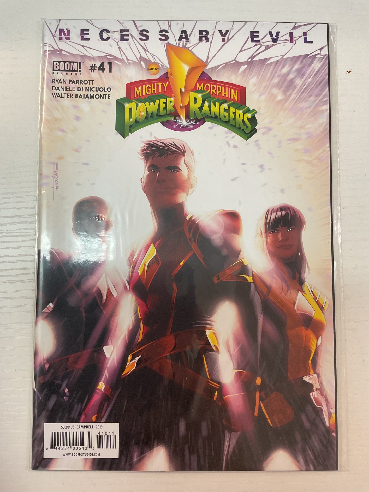 Mighty Morphin Power Rangers #41 2019 Boom Studios 1st Appearance Of Blue Omega Ranger