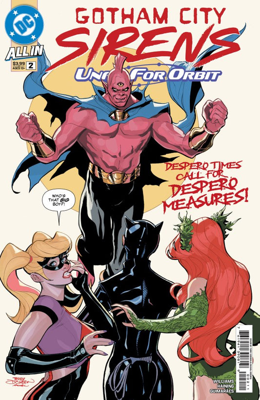 Gotham City Sirens Unfit For Orbit #2 2025 DC Comics