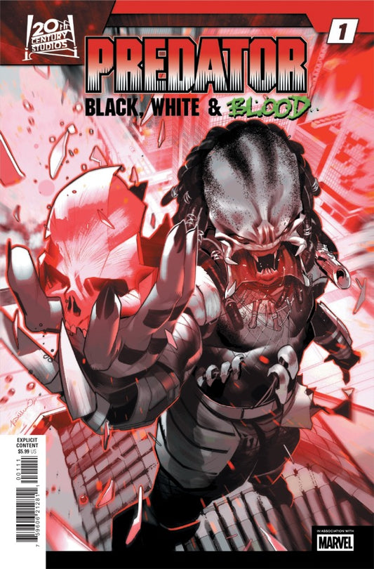 Predator Black White And Blood #1 2025 Marvel Comics