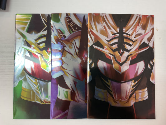 Power Rangers Drakkon New Dawn #1-3 2020 Boom Studios Complete Series Foil Variants
