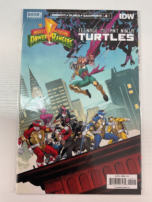 Mighty Morphin Power Rangers Teenage Mutant Ninja Turtles #4 2020 Boom Studios
