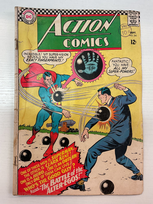 Action Comics #341 1966 DC Comics