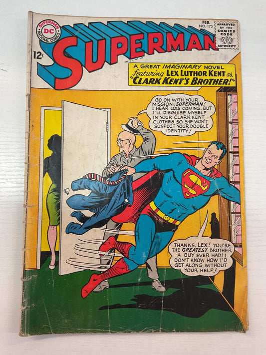 Superman #175 1965 DC Comics