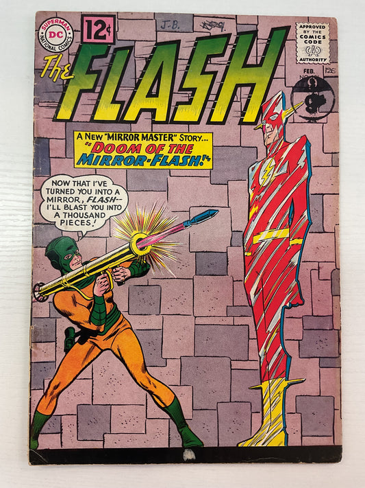 Flash #126 1962 DC Comics 1st Appearance Of Mirror World, Henry and Nora Allen