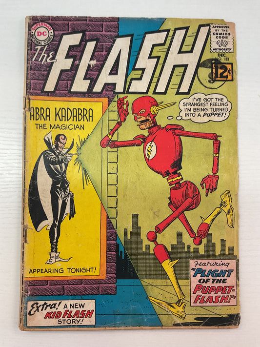 Flash #133 1962 DC Comics 2nd Appearance Of Abra Kadabra