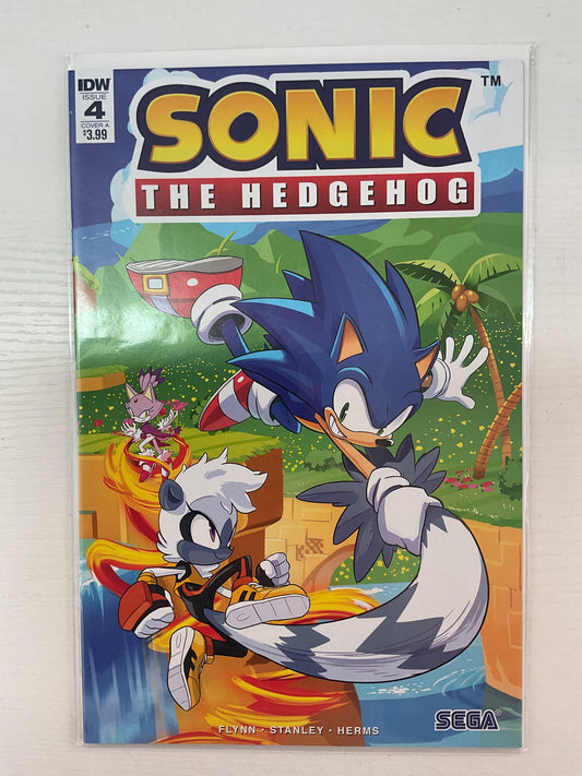 Sonic The Hedgehog #4 2018 IDW Publishing 1st Appearance Of Tangle