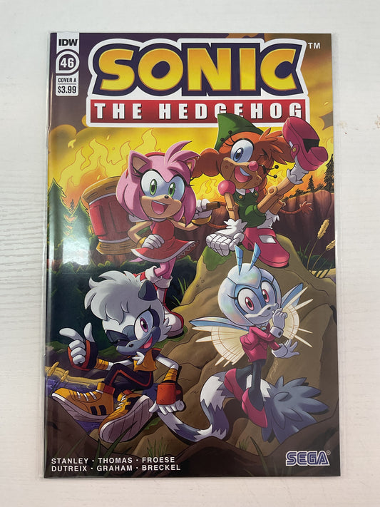 Sonic The Hedgehog #46 2021 IDW Publishing 1st Appearance of Kit and Surge