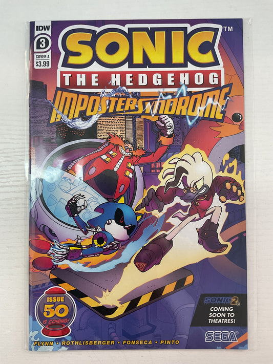 Sonic The Hedgehog Imposter Syndrome #3 2021 IDW Publishing