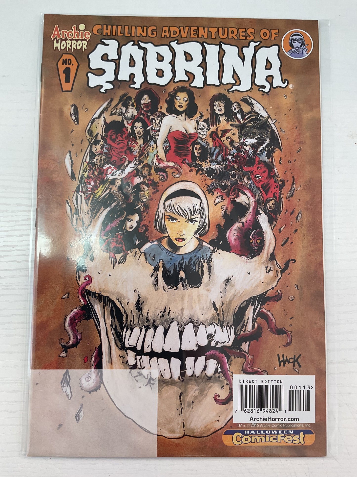 Halloween Comic Fest Chilling Adventures Of Sabrina #1 2015 Archie Comics