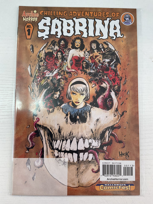 Halloween Comic Fest Chilling Adventures Of Sabrina #1 2015 Archie Comics