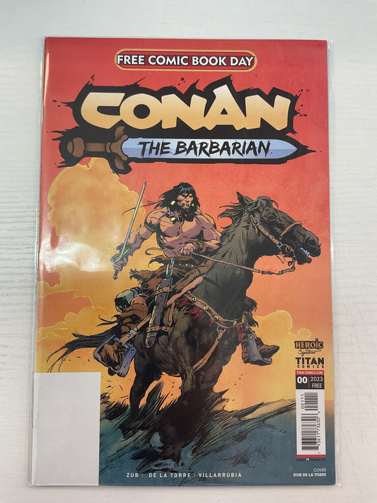 Free Comic Book Day Conan The Barbarian #0 2023 Titan Comics