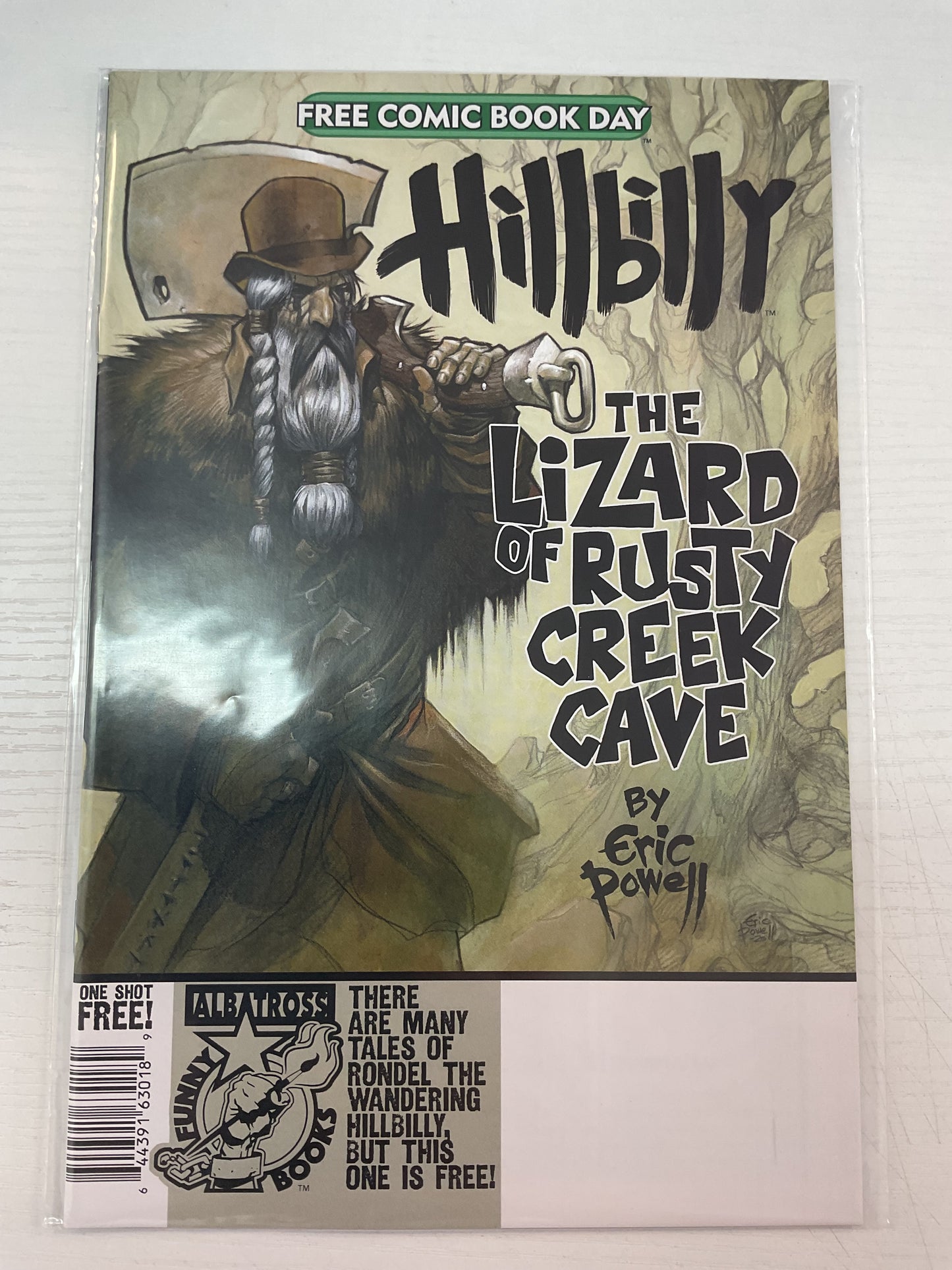 Free Comic Book Day Hillbilly Lizard Of Rusty Creek Cave #1 2020 Albatross Books