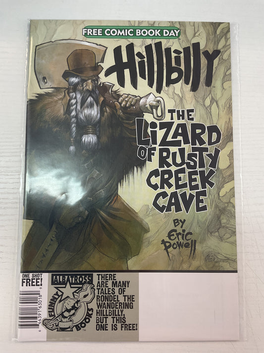 Free Comic Book Day Hillbilly Lizard Of Rusty Creek Cave #1 2020 Albatross Books