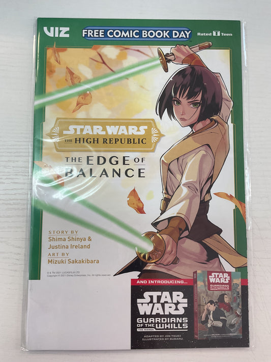 Free Comic Book Day Star Wars High Republic Edge Of Balance #1 2021 Viz Media