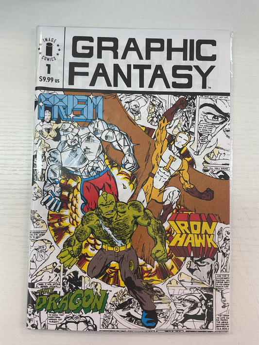 Graphic Fantasy #1 Facsimile Edition 2021 Image Comics Reprint 1st Appearance Of Savage Dragon