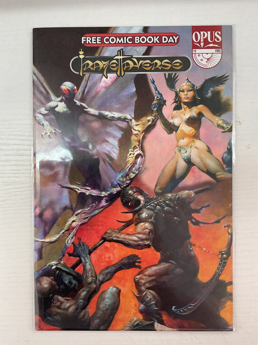 Free Comic Book Day Frazettaverse #0 2024 Opus Comics