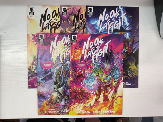 No One Left To Fight #1-5 2019 Dark Horse Comics Complete Series