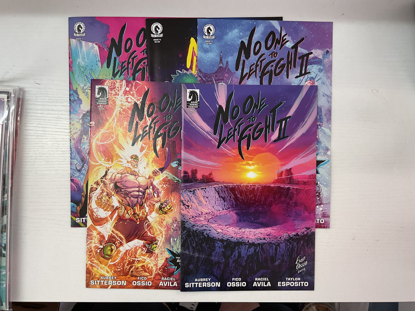 No One Left To Fight II #1-5 2021 Dark Horse Comics Complete Series