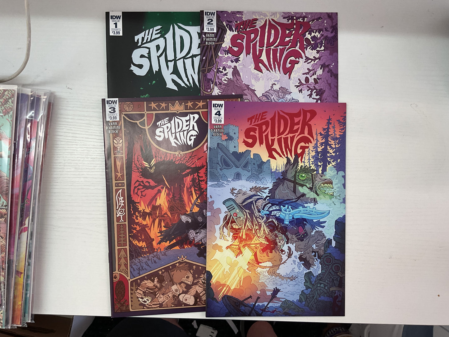Spider King #1-4 2018 IDW Publishing Complete Series