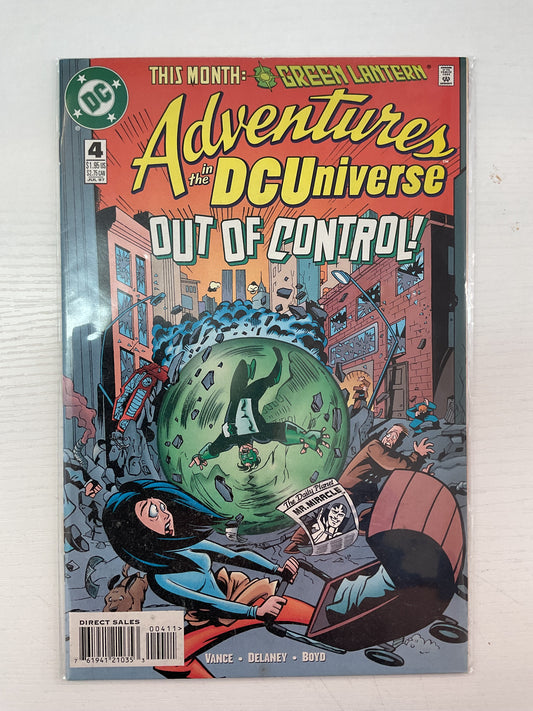 Adventures In The DC Universe #4 1997 DC Comics