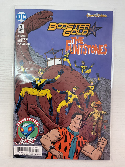 Booster Gold Flintstones #1 2017 DC Comics