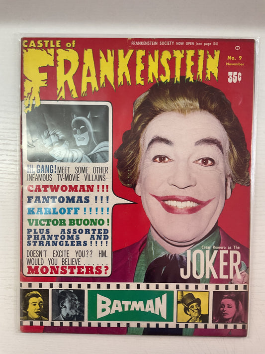 Castle Of Frankenstein Magazine #9 1966