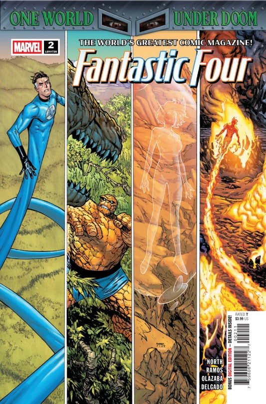 Fantastic Four #2 2025 Marvel Comics