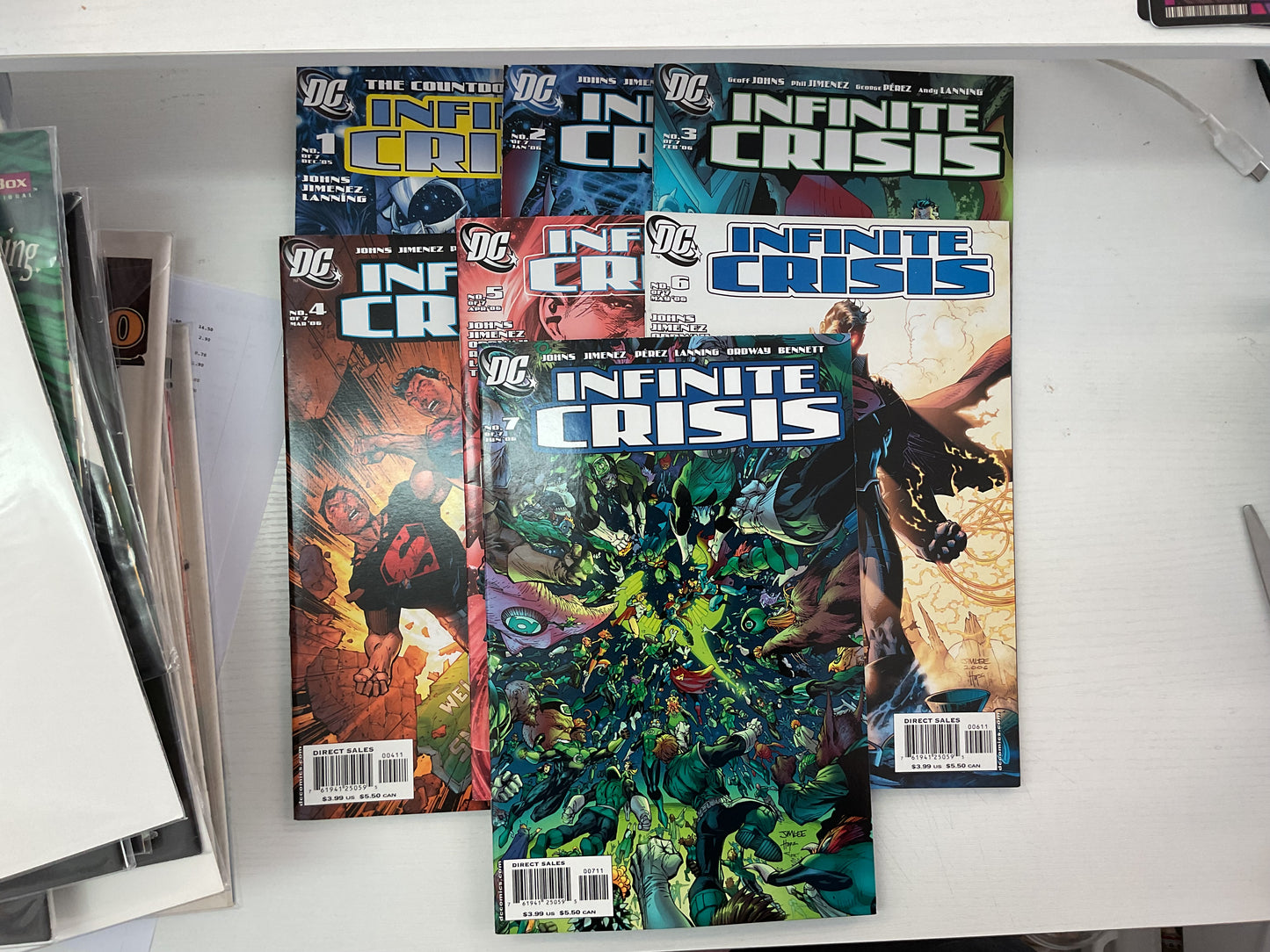 Infinite Crisis #1-7 2005 2006 DC Comics Complete Series Inc First Appearance of Blue Beetle (Jaime Reyes)