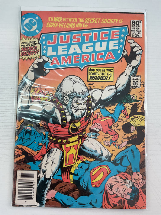 Justice League Of America #196 1981 DC Comics