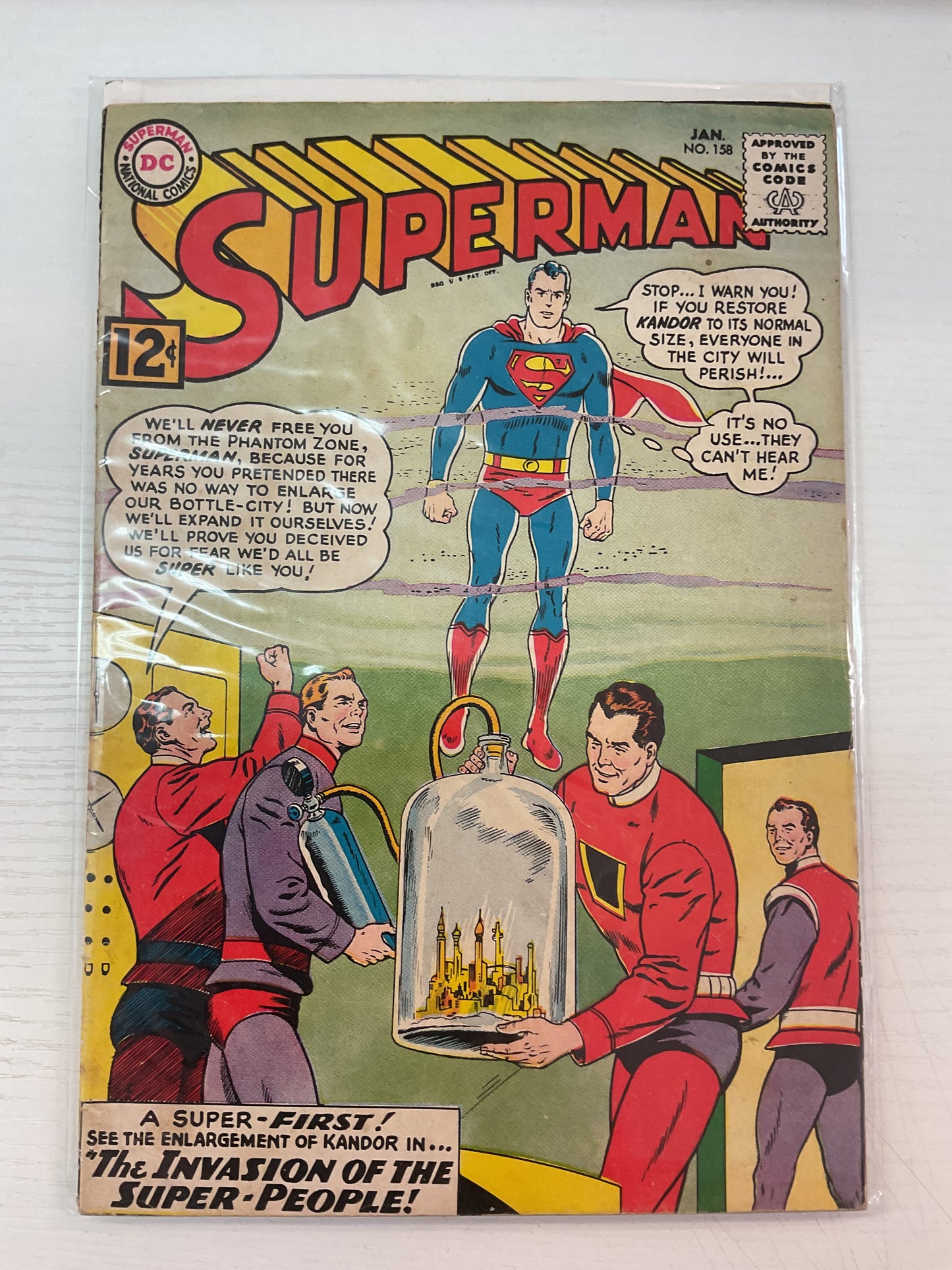 Superman #158 1963 DC Comics 1st Appearance Of Nightwing and Flamebird