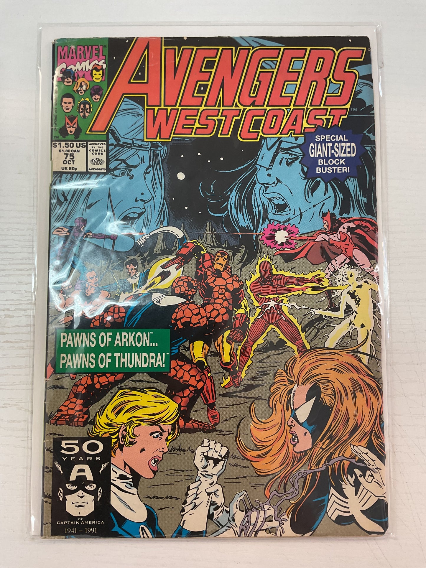 Avengers West Coast #75 1991 Marvel Comics