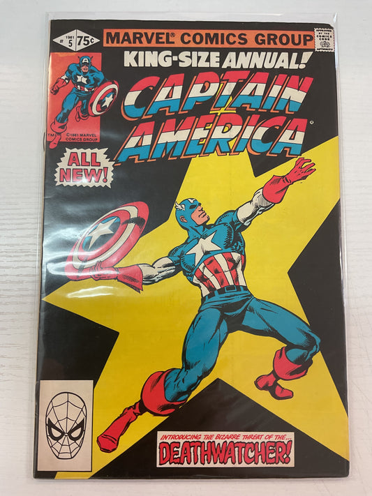 Captain America Annual #5 1981 Marvel Comics