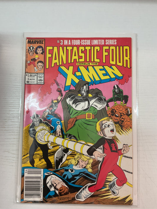 Fantastic Four VS X-Men #3 1987 Marvel Comics