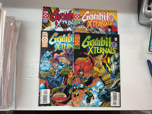 Gambit And The X-Ternals #1-4 1995 Marvel Comics Complete Series